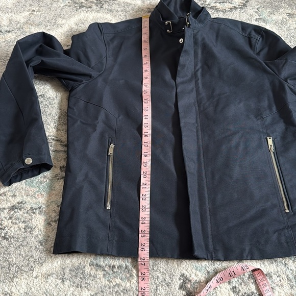 Men’s Reiss Bartlett Jacket in Navy - Picture 9 of 11